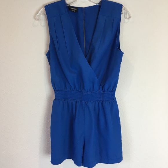 bebe Other - Bebe Royal Blue romper Sz 2 EUC